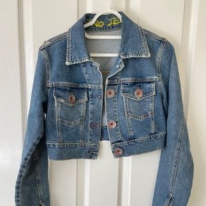 Jeans jacket crop